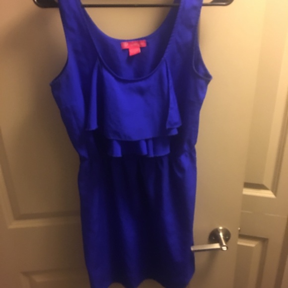 Royal blue summer dress size medium - Picture 1 of 4